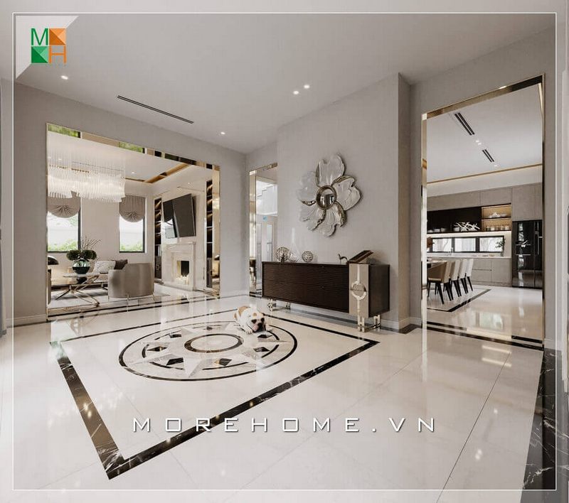 Ấn tượng với mẫu thiết kế không gian hiện đại, có sự liên kết giữa các không gian nhà với nhau tạo nên một sự thống nhất nhất định tại không gian nhà phố, biệt thự, chung cư cao cấp.